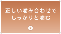 正しい噛み合わせでしっかりと噛む