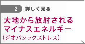 大地から放射されるマイナスエネルギー ジオパシックストレス